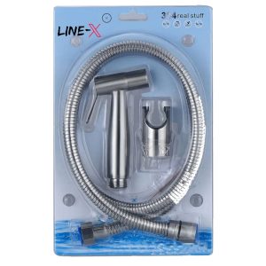 LINE-X Stainless Steel Push Shower Set - Premium